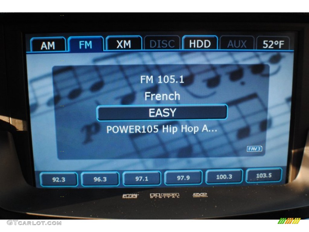 2012 Cadillac CTS -V Coupe Audio System Photo #76542545