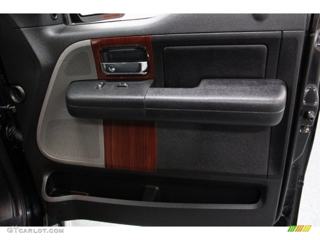 2006 F150 Lariat SuperCrew 4x4 - Black / Black photo #66