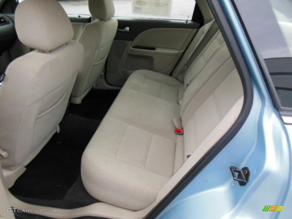 2008 Taurus SEL - Light Ice Blue Metallic / Camel photo #13