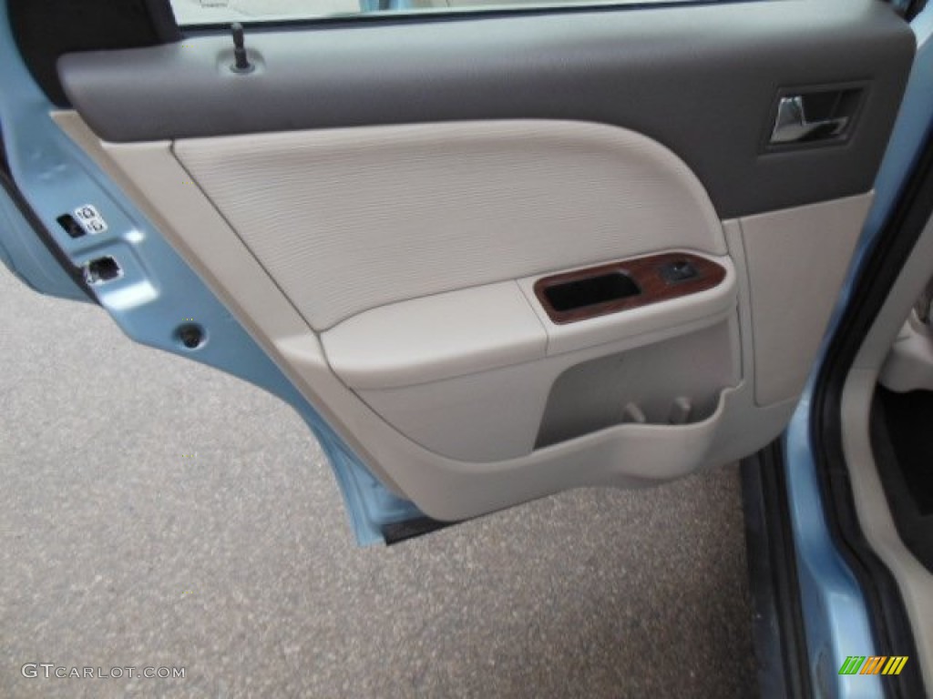 2008 Taurus SEL - Light Ice Blue Metallic / Camel photo #14