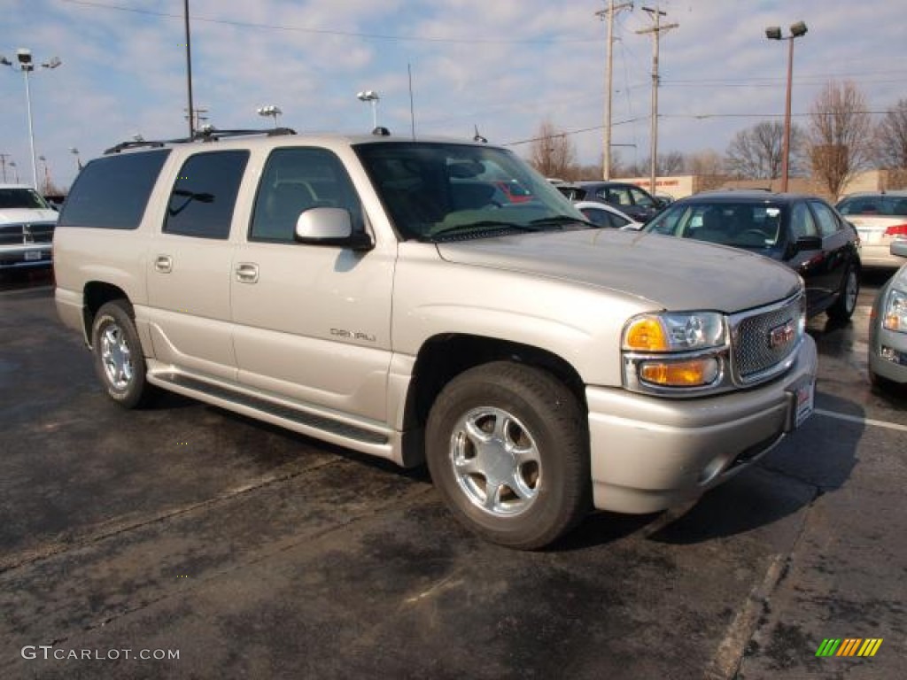 2004 Yukon XL Denali AWD - Silver Birch Metallic / Sandstone photo #2