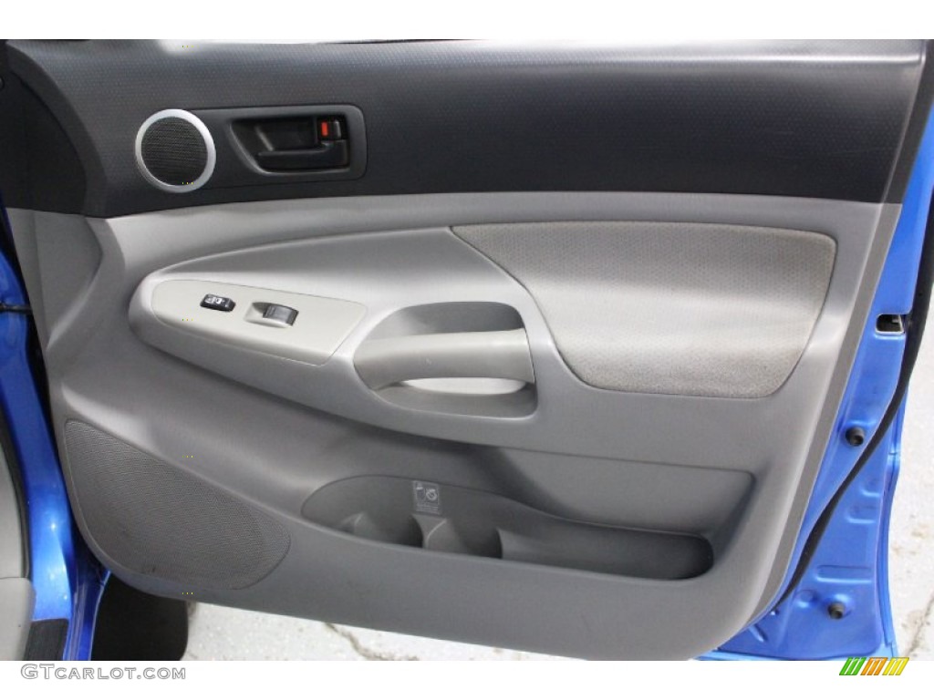 2005 Toyota Tacoma V6 TRD Double Cab 4x4 Graphite Gray Door Panel Photo #76546346