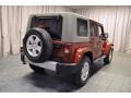 2010 Red Rock Crystal Pearl Jeep Wrangler Unlimited Sahara 4x4  photo #15