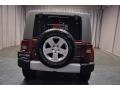 2010 Red Rock Crystal Pearl Jeep Wrangler Unlimited Sahara 4x4  photo #16