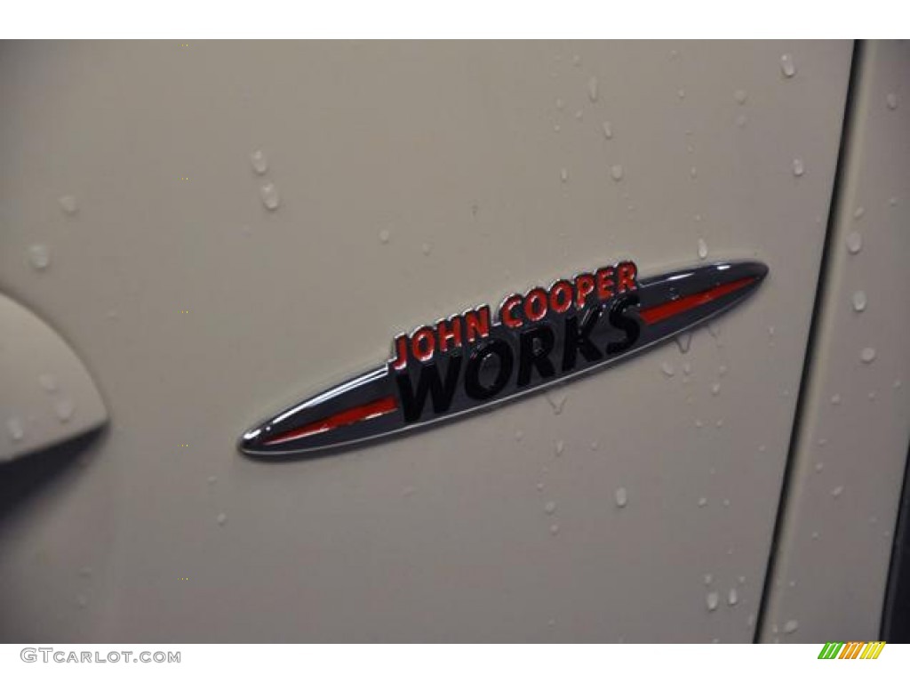 2013 Cooper John Cooper Works Roadster - Pepper White / Carbon Black photo #16