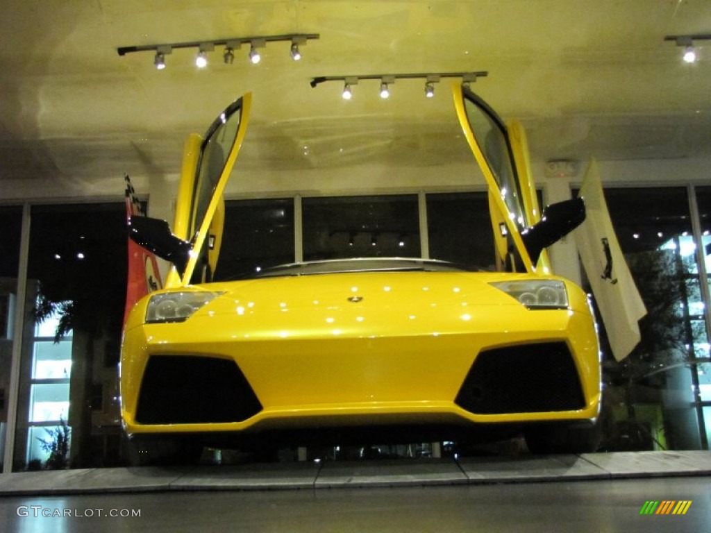2009 Murcielago LP640 Coupe - Giallo Evros (Pearl Yellow) / Nero Perseus photo #6
