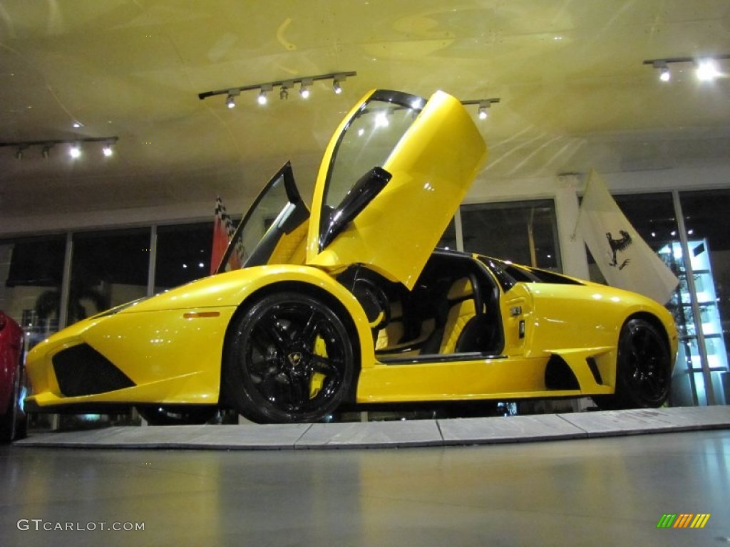 2009 Murcielago LP640 Coupe - Giallo Evros (Pearl Yellow) / Nero Perseus photo #9
