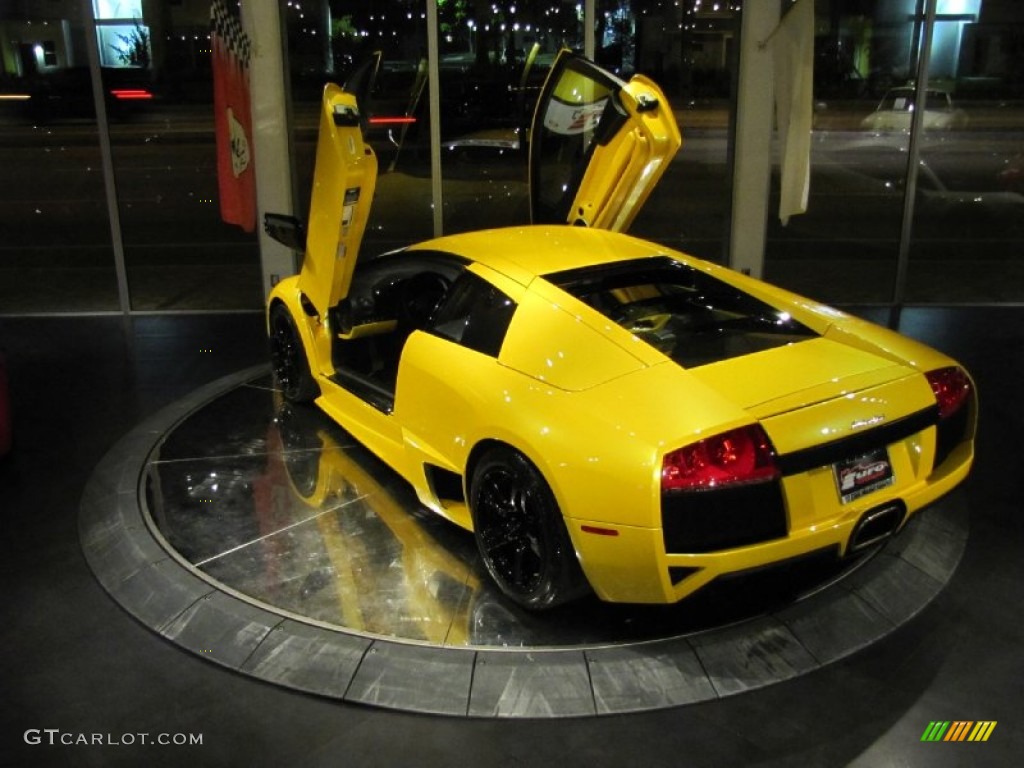 2009 Murcielago LP640 Coupe - Giallo Evros (Pearl Yellow) / Nero Perseus photo #16