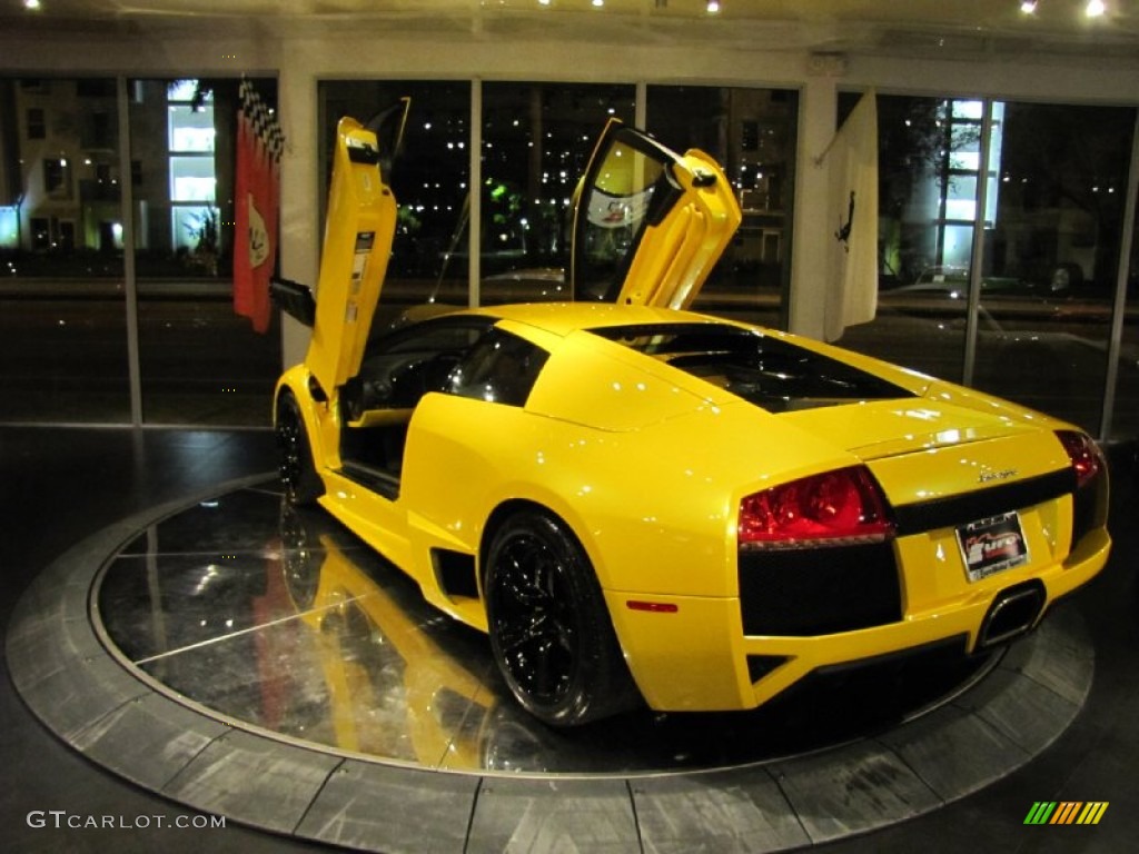 2009 Murcielago LP640 Coupe - Giallo Evros (Pearl Yellow) / Nero Perseus photo #17
