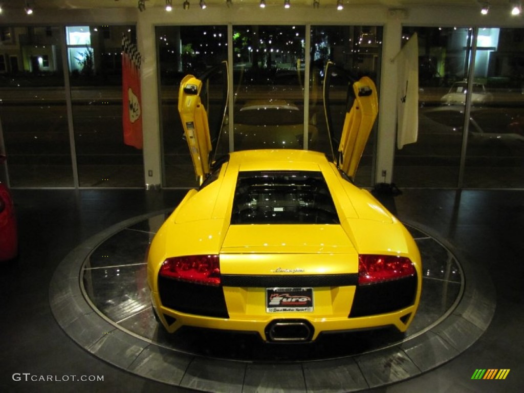 2009 Murcielago LP640 Coupe - Giallo Evros (Pearl Yellow) / Nero Perseus photo #19