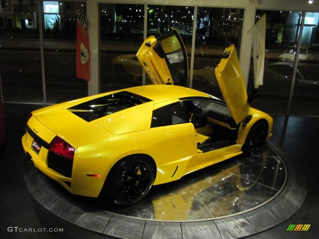 2009 Murcielago LP640 Coupe - Giallo Evros (Pearl Yellow) / Nero Perseus photo #22