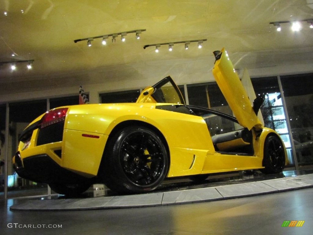 2009 Murcielago LP640 Coupe - Giallo Evros (Pearl Yellow) / Nero Perseus photo #24