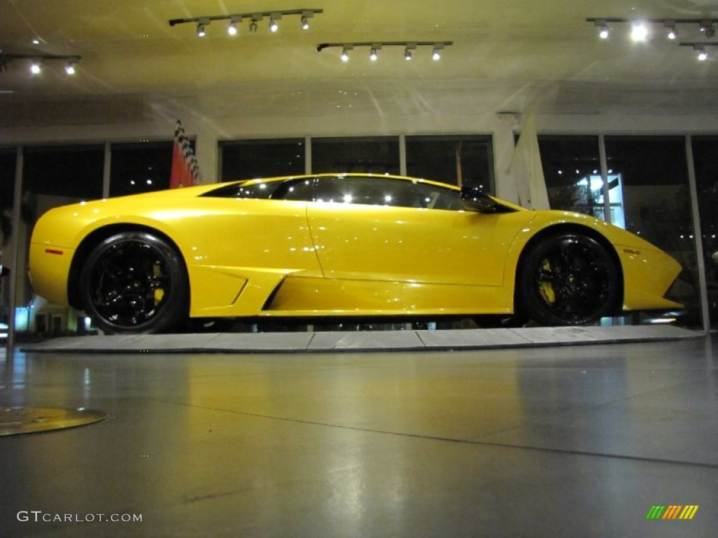 2009 Murcielago LP640 Coupe - Giallo Evros (Pearl Yellow) / Nero Perseus photo #29