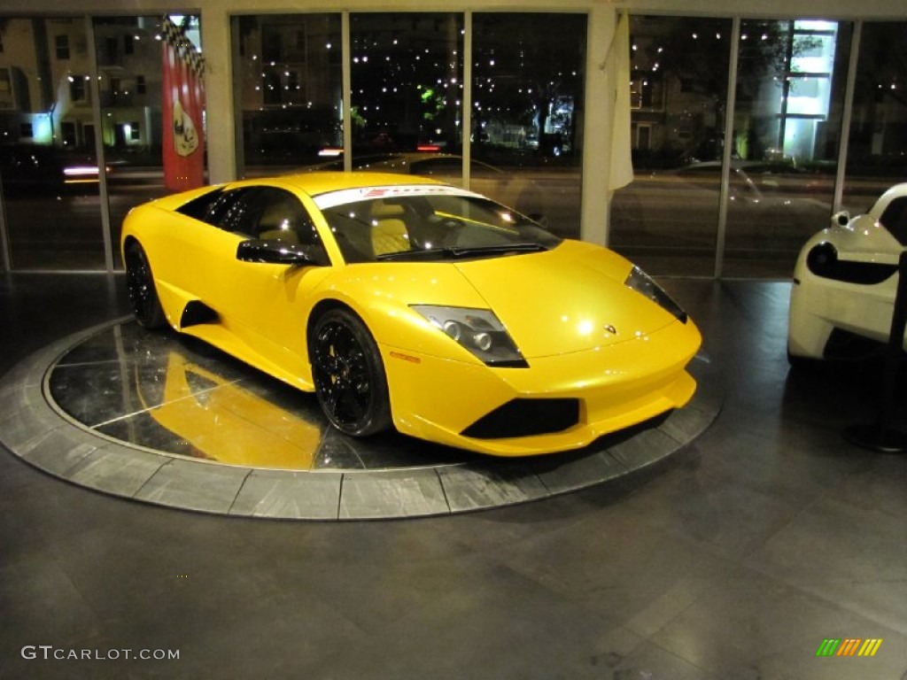 Giallo Evros (Pearl Yellow) 2009 Lamborghini Murcielago LP640 Coupe Exterior Photo #76548631