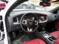 Black/Red 2013 Dodge Charger R/T Plus AWD Interior Color