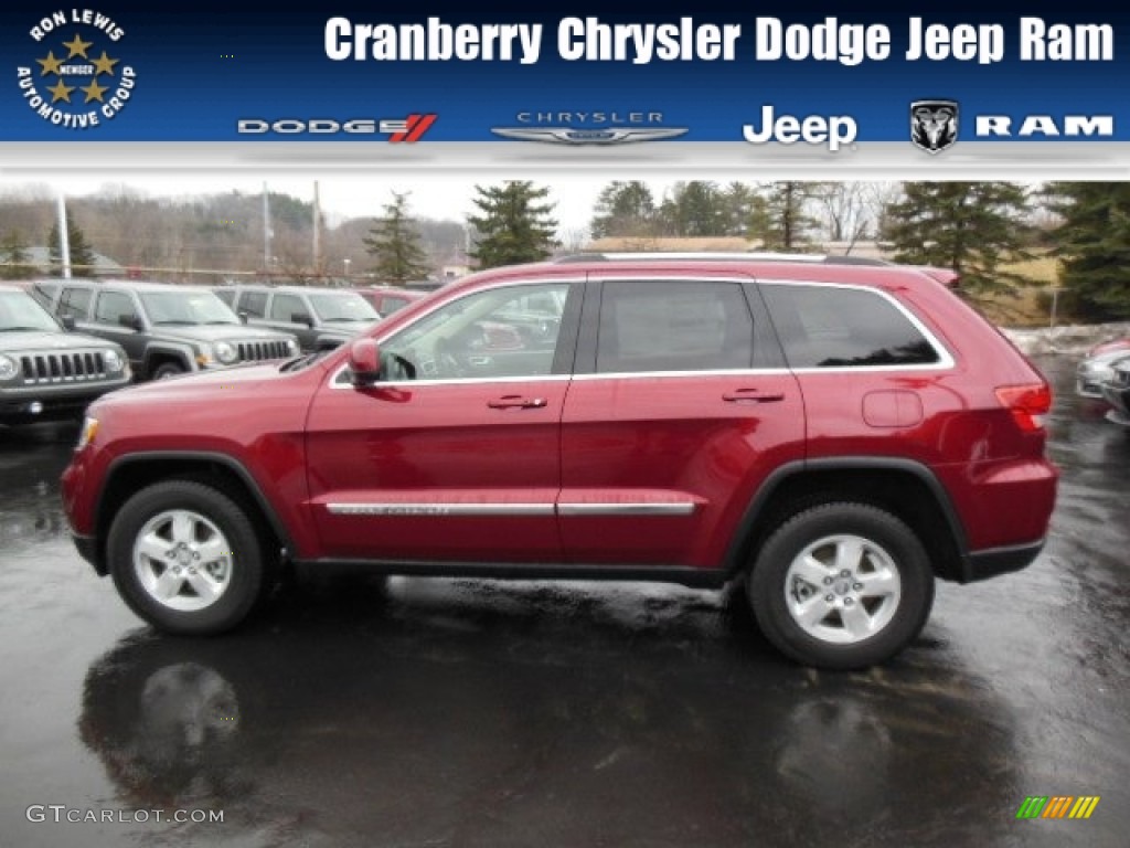 2013 Grand Cherokee Laredo 4x4 - Deep Cherry Red Crystal Pearl / Black photo #1