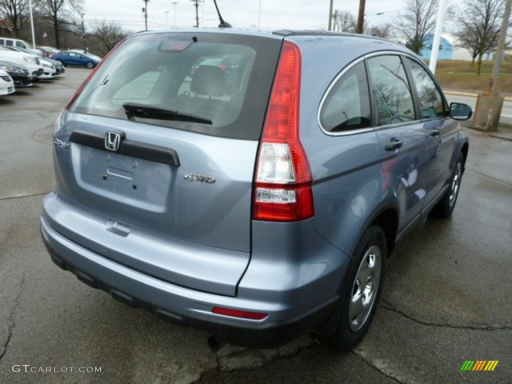 2010 CR-V LX AWD - Glacier Blue Metallic / Gray photo #4