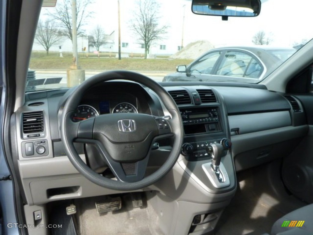 2010 CR-V LX AWD - Glacier Blue Metallic / Gray photo #12