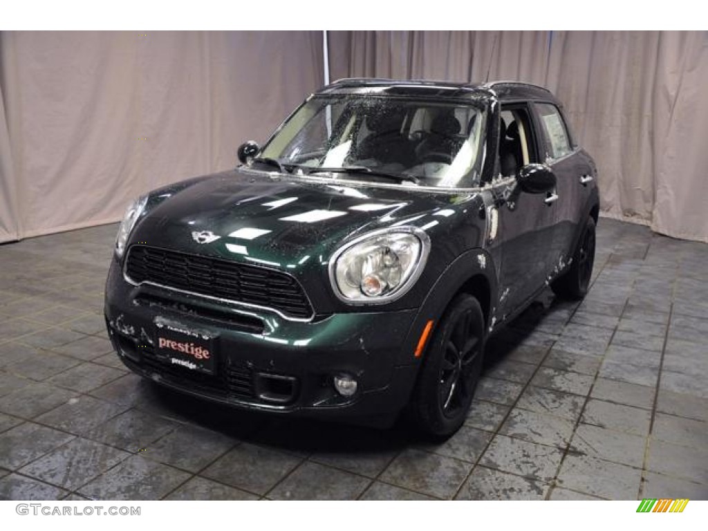 2013 Cooper S Countryman ALL4 AWD - Oxford Green Metallic / Carbon Black photo #1