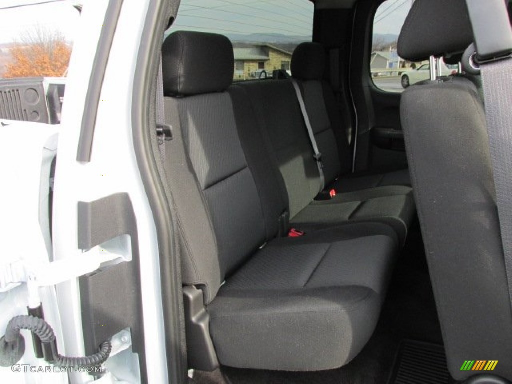 Ebony Interior 2011 GMC Sierra 1500 SLE Extended Cab 4x4 Photo #76550282