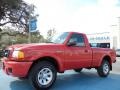 Bright Red 2004 Ford Ranger Edge Regular Cab