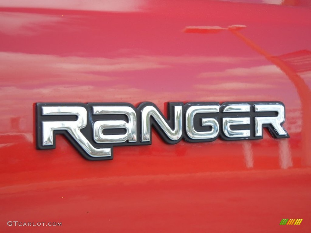 2004 Ranger Edge Regular Cab - Bright Red / Medium Dark Flint photo #10