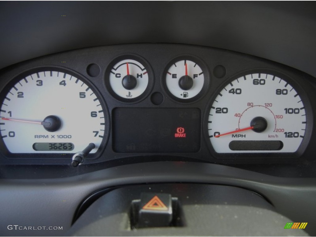 2004 Ford Ranger Edge Regular Cab Gauges Photo #76550883