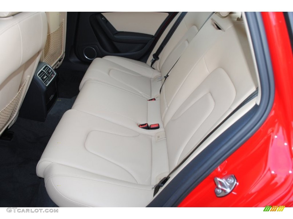 2013 A4 2.0T Sedan - Brilliant Red / Velvet Beige/Black photo #29