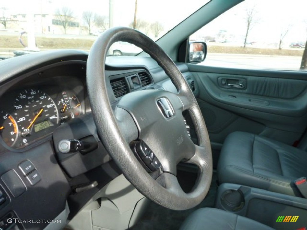 2004 Honda Odyssey EX-L Gray Steering Wheel Photo #76552094