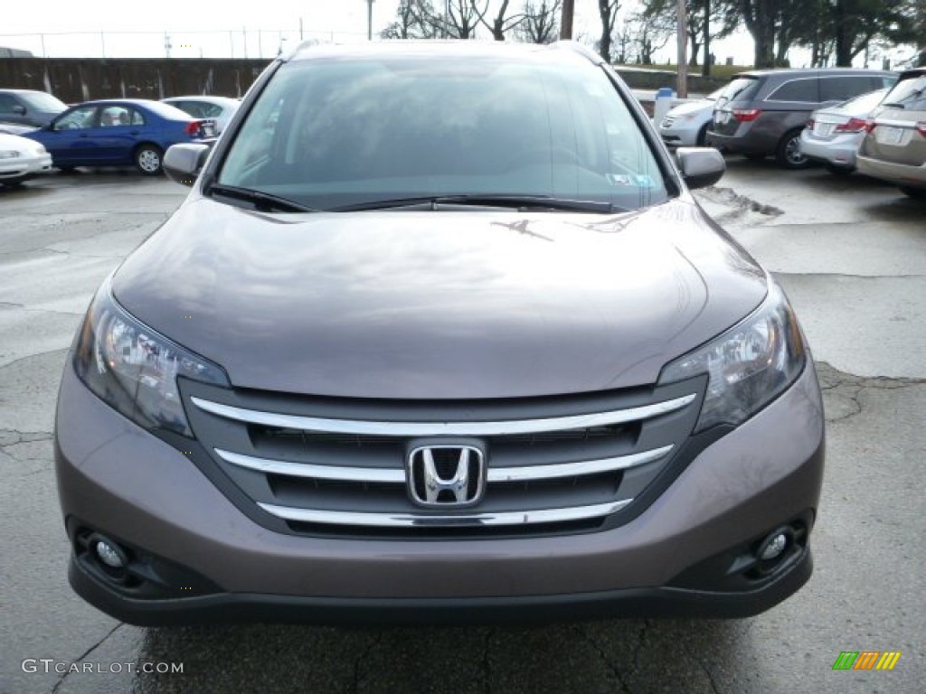 2013 CR-V EX-L AWD - Urban Titanium Metallic / Black photo #7