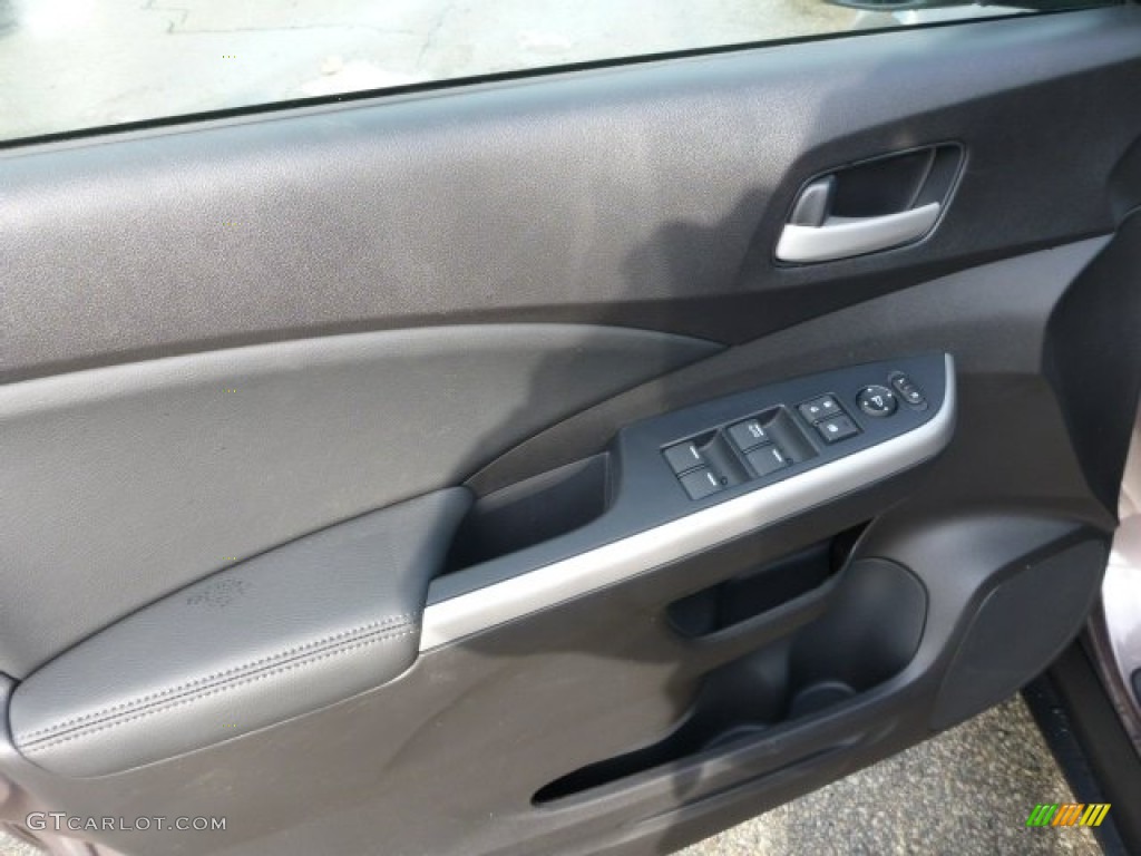 2013 CR-V EX-L AWD - Urban Titanium Metallic / Black photo #14