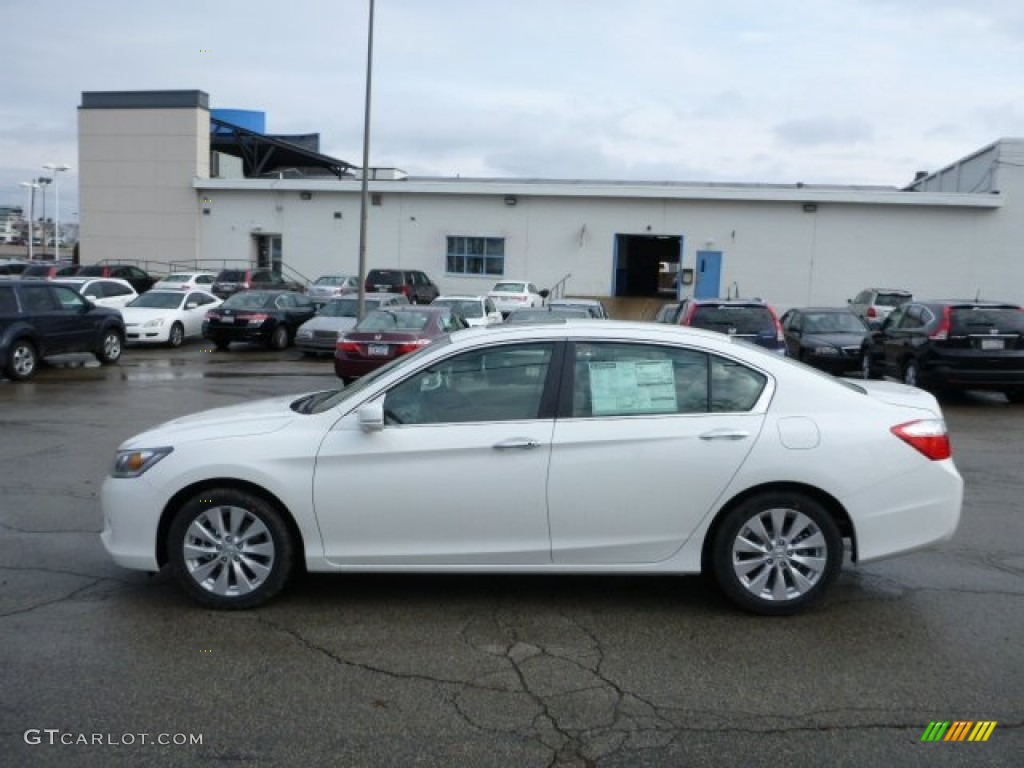 2013 Accord EX Sedan - White Orchid Pearl / Ivory photo #1