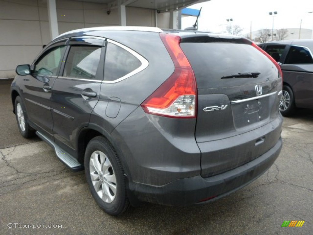 2013 CR-V EX-L AWD - Polished Metal Metallic / Gray photo #2