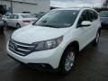 2013 White Diamond Pearl Honda CR-V EX-L AWD  photo #8