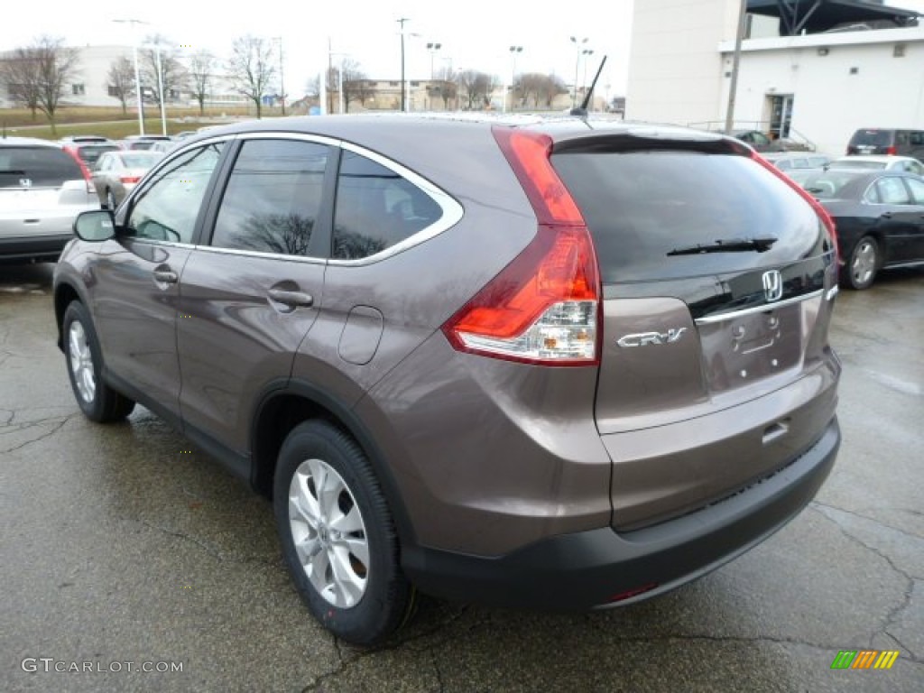 2013 CR-V EX AWD - Urban Titanium Metallic / Black photo #2