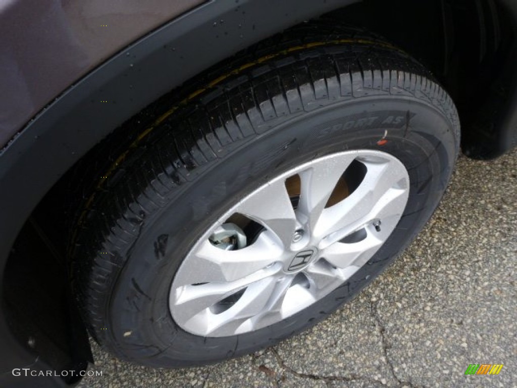 2013 CR-V EX AWD - Urban Titanium Metallic / Black photo #9