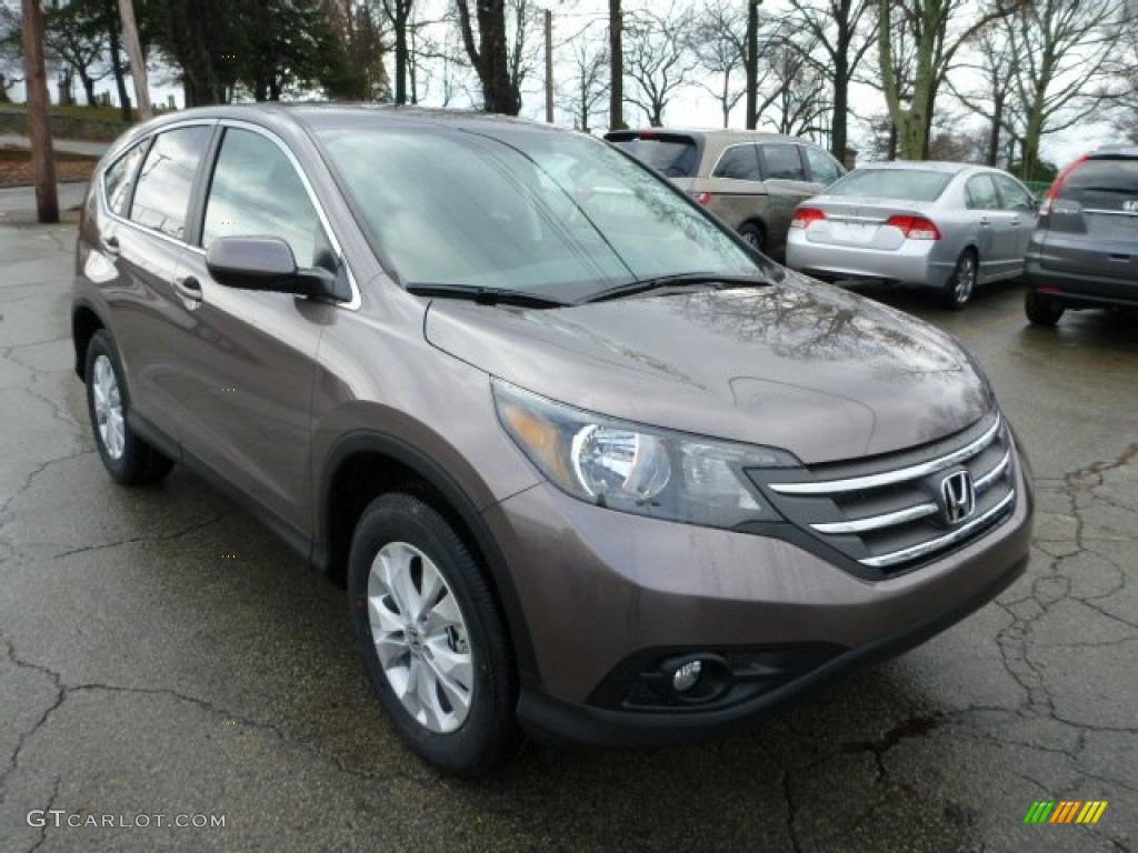 2013 CR-V EX AWD - Urban Titanium Metallic / Black photo #6