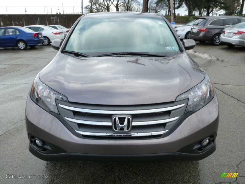 2013 CR-V EX AWD - Urban Titanium Metallic / Black photo #7