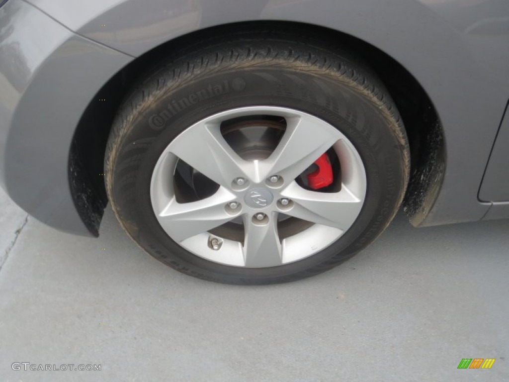 2012 Elantra GLS - Harbor Gray Metallic / Gray photo #10