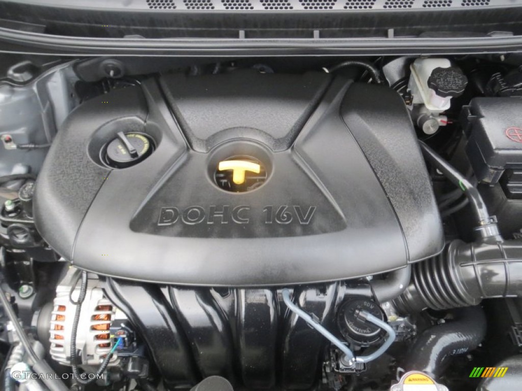 2012 Elantra GLS - Harbor Gray Metallic / Gray photo #18