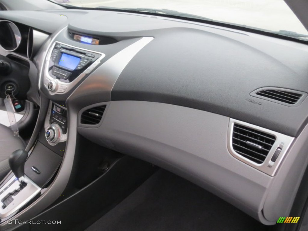 2012 Elantra GLS - Harbor Gray Metallic / Gray photo #20