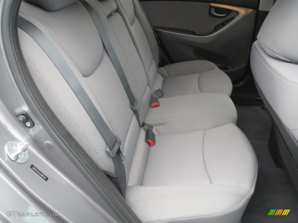 2012 Elantra GLS - Harbor Gray Metallic / Gray photo #23