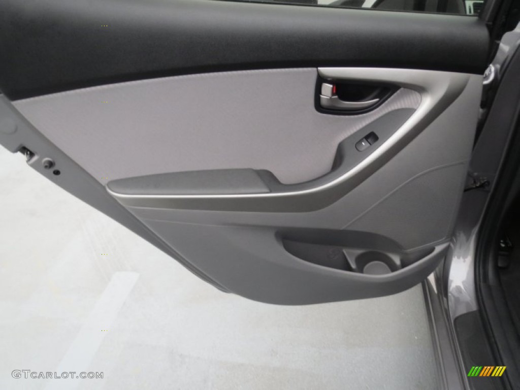 2012 Elantra GLS - Harbor Gray Metallic / Gray photo #25