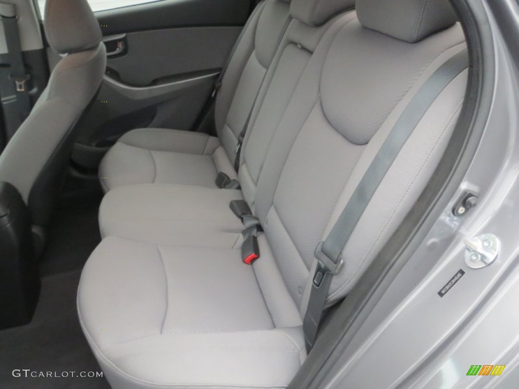 2012 Elantra GLS - Harbor Gray Metallic / Gray photo #26