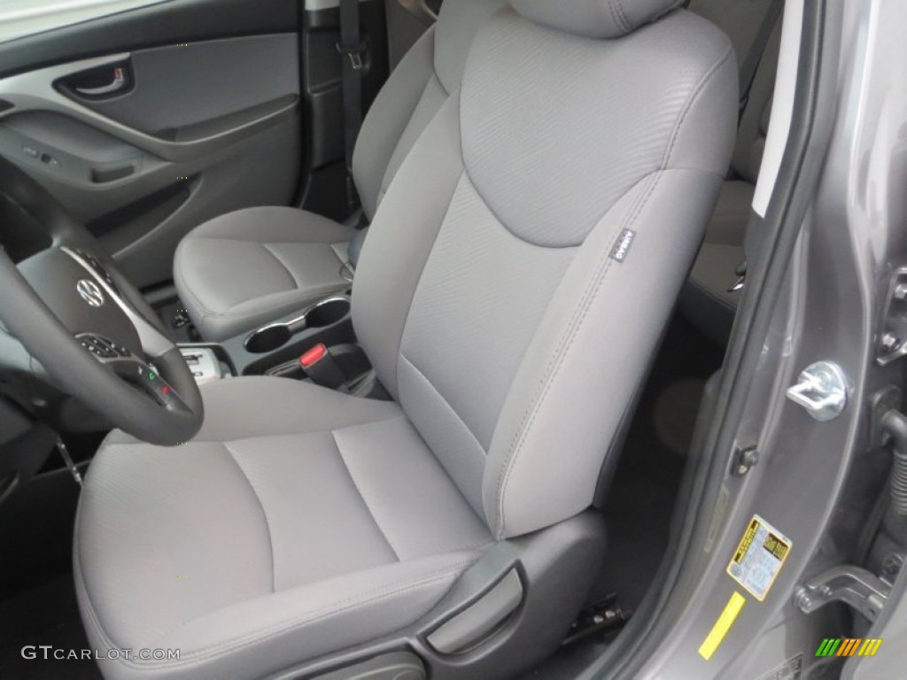 2012 Elantra GLS - Harbor Gray Metallic / Gray photo #29