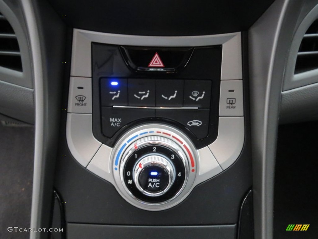 2012 Elantra GLS - Harbor Gray Metallic / Gray photo #34