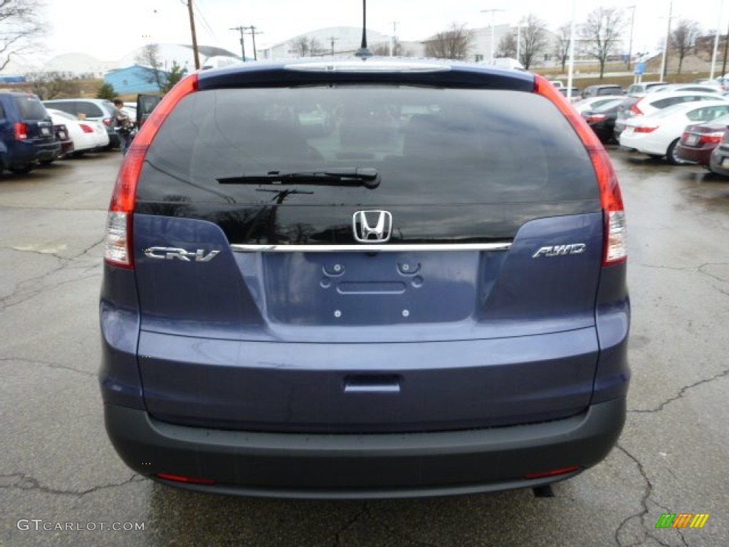 2013 CR-V EX-L AWD - Twilight Blue Metallic / Gray photo #3