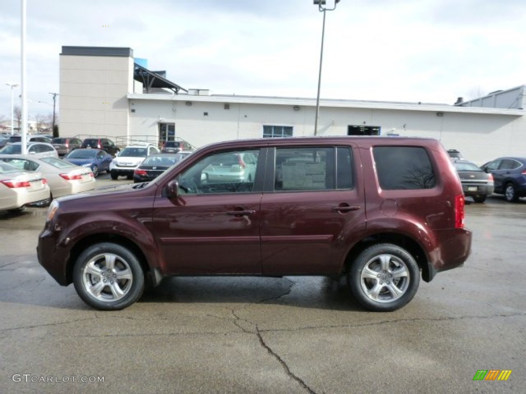 Dark Cherry Pearl Honda Pilot