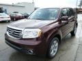 2013 Dark Cherry Pearl Honda Pilot EX-L 4WD  photo #8