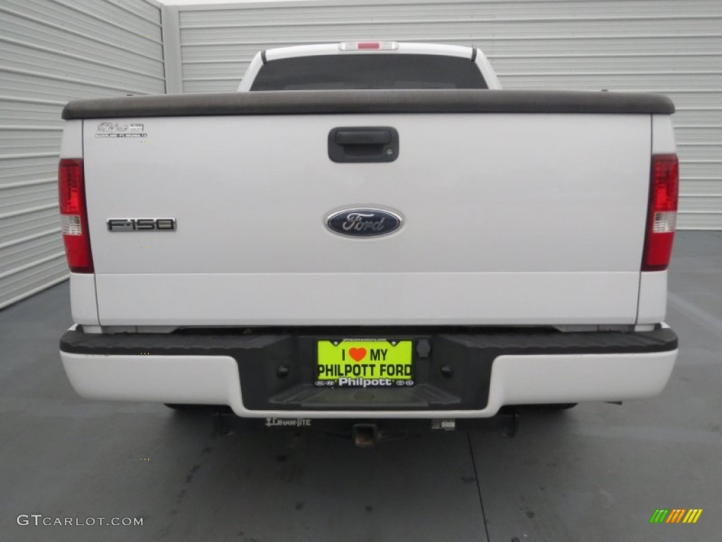 2006 F150 XLT Regular Cab - Oxford White / Medium/Dark Flint photo #4